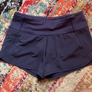 Navy Lululemon Shorts, Size 4